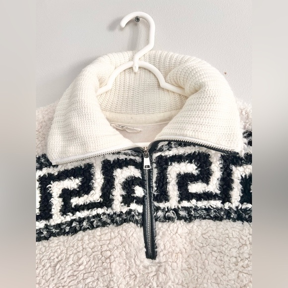 Isabel Marant Etoile Garner Half Zip  Printed Pullover Long Sleeve Jacket Sz 34 - Picture 5 of 9